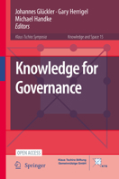 Knowledge for Governance (Knowledge and Space, 15) 3030471497 Book Cover