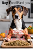 Dog food recipes: A compilation of food and treats your dog will enjoy B0CMTHT23C Book Cover