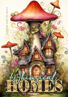 Whimsical Homes Coloring Book for Adults: Whimsical Houses Coloring Book Grayscale Fairy Houses Coloring Book for Adults 52 p 3758426987 Book Cover