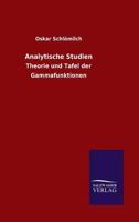 Analytische Studien 3846077259 Book Cover