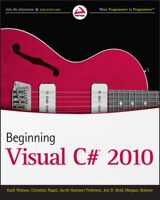 Beginning Visual C# 2010 0470502266 Book Cover