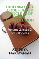 Uniform Civil Code - Under Article 44 of Indian Constitution B0BLH8D2JD Book Cover