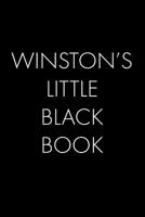 Winston's Little Black Book: The Perfect Dating Companion for a Handsome Man Named Winston. A secret place for names, phone numbers, and addresses. 1074921755 Book Cover