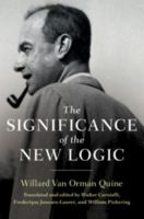 The Significance of the New Logic 1107179025 Book Cover