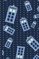 Police Box: Dr. Who Tardis Dot Grid Journal 6 x 9 Time Travel Journal Gift for Whovians fans of Doctor Who 9th 10th 11th 12th 13th Doctor 1798219913 Book Cover