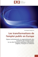 Les Transformations de L'Emploi Public En Europe 6131522650 Book Cover
