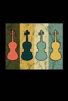 Vintage Violin Instrument: Violinist Music Gift for Musicians (6x9) Music Sheet 1092835334 Book Cover