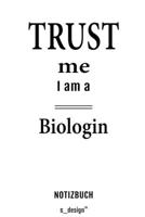 Notizbuch f�r Biologen / Biologe / Biologin: Originelle Geschenk-Idee [120 Seiten kariertes blanko Papier] 1695317254 Book Cover