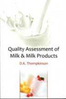 Quality Assessment of Milk & Milk Products B06Y26G5P3 Book Cover