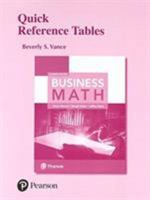 Quick Reference Tables for Business Math 0133027376 Book Cover