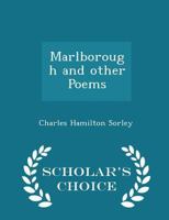 Marlborough and other Poems 9356780250 Book Cover