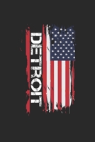 Detroit: Detroit Composition Notebook Wyoming Gifts And Souvenirs- Writing Journal/Diary To Write In For Students, Teachers And Travelers, Lined Journal Planner, Blank Book 6 X 9, 120 pages 1674246811 Book Cover