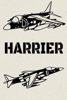 Harrier: Lined Journal Notebook for Aviation Enthusiasts 1710088222 Book Cover