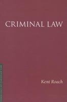 Criminal Law (Essentials of Canadian Law) 1552213986 Book Cover
