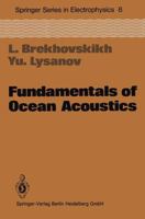 Fundamentals of Ocean Acoustics 3540113053 Book Cover