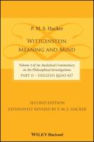 Wittgenstein: Meaning and Mind 0631190643 Book Cover