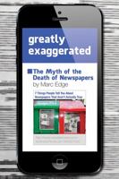 Greatly Exaggerated: The Myth of the Death of Newspapers 1554201020 Book Cover