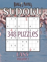 348 Easy Sudoku Puzzles: unique & quality brain games perfect for beginners! B08NYVV7H2 Book Cover