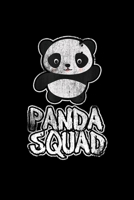 Panda Squad: Panda Squad Cute Panda Bear Christmas Birthday Journal/Notebook Blank Lined Ruled 6X9 100 Pages 169111054X Book Cover