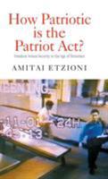 How Patriotic is the Patriot Act? 0415950473 Book Cover