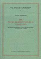 Der Pseudo-Hieronymus Brief IX Cogitis Me: Ein Erster Marianischer Traktat Des Mittelalters VPN Paschasius Radbert 3402135728 Book Cover