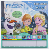 Disney Frozen - Sing-Along Songs! Piano Songbook with Built-In Keyboard - Features "Do You want to Build a Snowman?" - PI Kids 1503747263 Book Cover