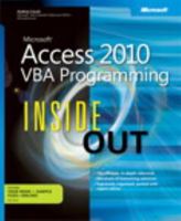 Microsoft Access 2010 VBA Programming Inside Out 0735659877 Book Cover