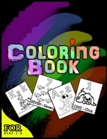 coloring book: 2 in 1 education and activity for Boys, Girls, Fun, ... book for kids ages 2-8 B088N45LRP Book Cover
