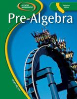 Pre-Algebra, California Ediiton 0078668549 Book Cover