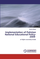 Implementation of Pakistan National Educational Policy-2009 3659809187 Book Cover