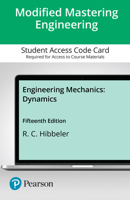 Modified Mastering Engineering with Pearson Etext -- Standalone Access Card -- For Engineering Mechanics: Dynamics 0134819578 Book Cover