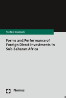 Forms and Performance of Foreign Direct Investments in Sub-Saharan Africa 3848749483 Book Cover