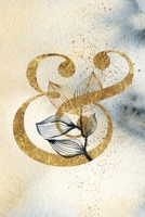 Monogram Notebook with Ampersand: 6 x 9 Gold Initial Diary for Women (Personalized Letter Design) 1694138437 Book Cover