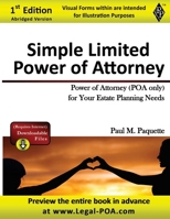 Simple Power of Attorney: Fillable Power of Attorney (POA Only) For Your Estate Planning Needs 194838969X Book Cover