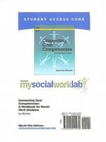 My Social Work Lab Student Access Code Card For Connecting Core Competencies: A Workbook For Foundations Courses (Standalone) (Mysocialworklab 0205015034 Book Cover