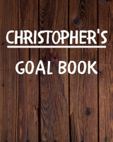 Christopher's Goal Book: New Year Planner Goal Journal Gift for Christopher / Notebook / Diary / Unique Greeting Card Alternative 1651138303 Book Cover