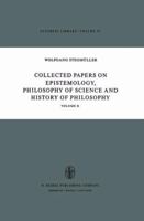 Collected papers on epistemology, philosopy of science and history of philosophy volume 2 (Synthese Library) 9027706433 Book Cover