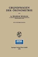 Grundfragen Der Okonometrie 3662236230 Book Cover