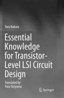 Essential Knowledge for Transistor-Level LSI Circuit Design 9811004234 Book Cover