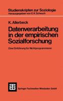Datenverarbeitung in der Empirischen Sozialforschung B00N99GUNA Book Cover