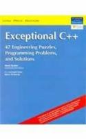 EXCEPTIONAL C++ 8177586920 Book Cover
