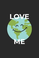 Love Me: Graph Paper Notebook 6x9 inches with 120 pages 1706662939 Book Cover