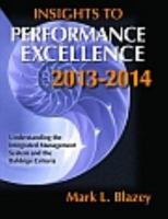 Insight to Performance Excellence 2013-2 0873898516 Book Cover