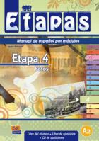 Etapas Level 4 Fotos - Libro del Alumno/Ejercicios + CD (Métodos De Español / Spanish Methods) 849848183X Book Cover