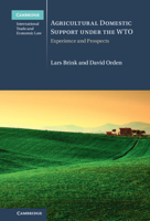 Agricultural Domestic Support Under the WTO: Experience and Prospects 1316514056 Book Cover