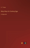 Many Ways for Cooking Eggs: in large print 3368352911 Book Cover