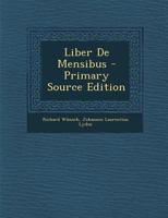 Liber De Mensibus 1017618186 Book Cover