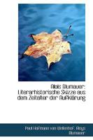 Alois Blumauer: Literarhistorische Skizze Aus Dem Zeitalter Der Aufkl�rung 0526208155 Book Cover