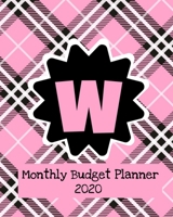 Monthly Budget Planner 2020: Income & Expenses Tracker 1707990301 Book Cover