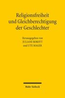 Religionsfreiheit Und Gleichberechtigung Der Geschlechter: Spannungen Und Ungeloste Konflikte 3161535294 Book Cover